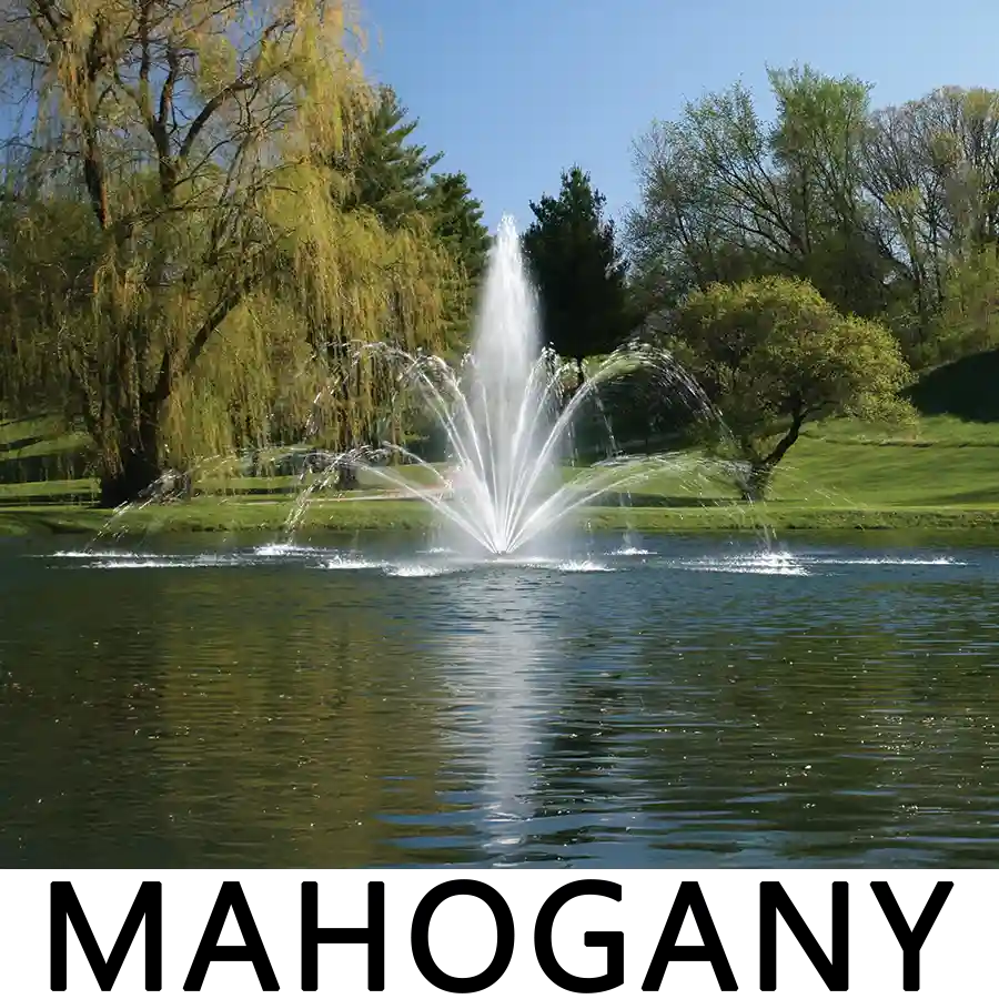 Kasco 4400 JF 1 HP Lake Fountain - Mahogany spray pattern
