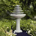Massarelli Five Tier Gozo Fountain On Pedestal