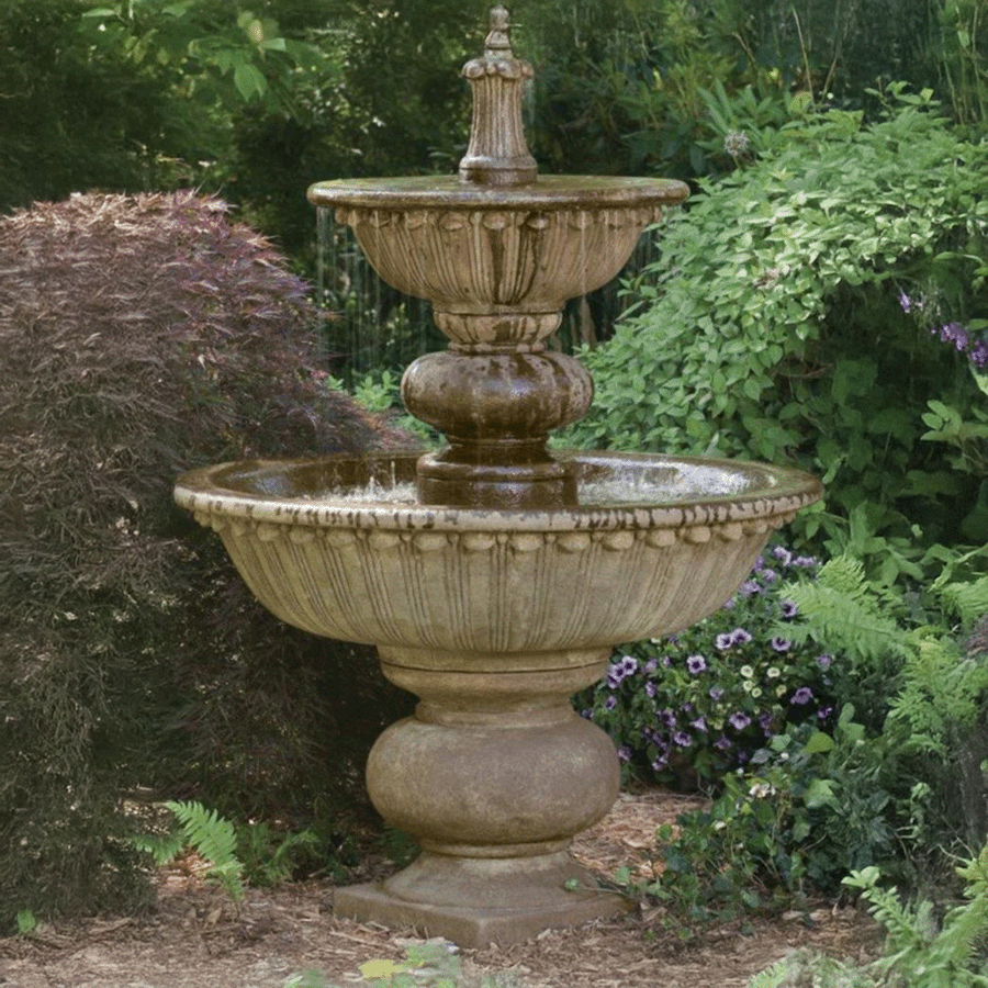 Massarelli Florentine Fountain- Globed Pedestal