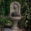 Massarelli Lion Finial Garden Wall Fountain