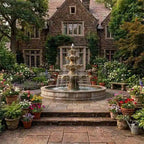 Massarelli Renault Extra Large Four Tier Fountain With 14' Pool
