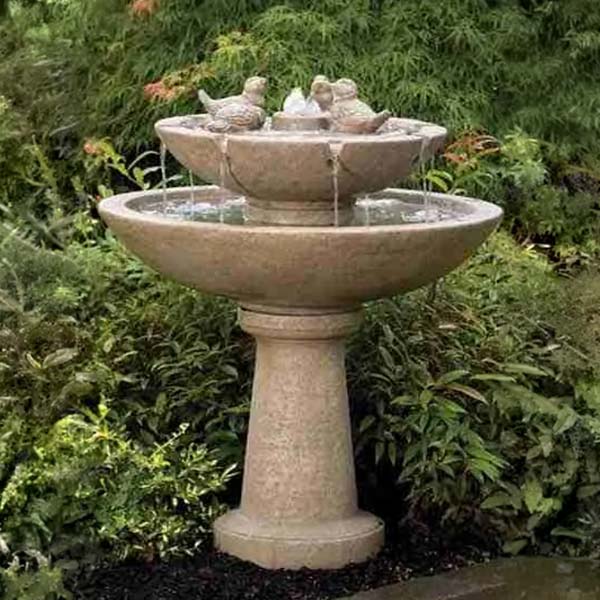 Massarelli Tranquility Spill Fountain Birds 39 Inch