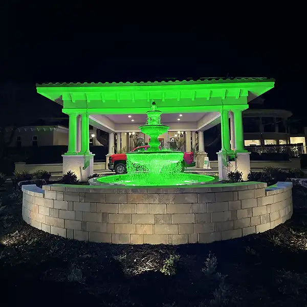 Massarelli Monticello Fountain on 14' Pool