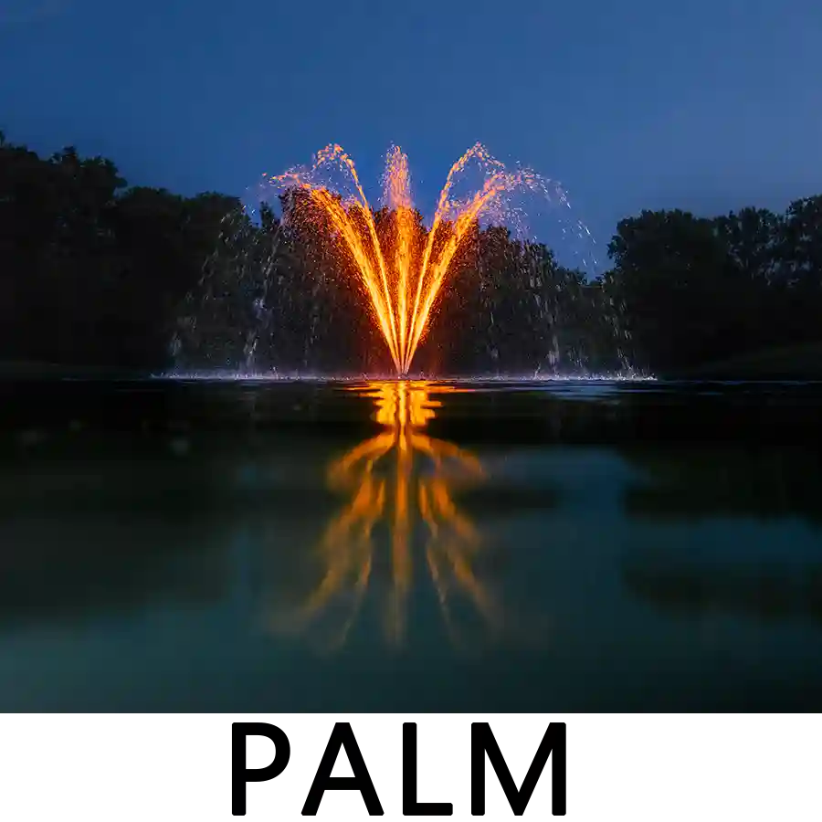 Kasco 3.1JF 3 HP Lake Fountain - Palm spray pattern