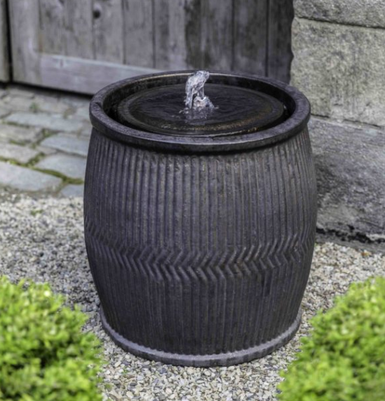 Campania Rain Barrel Fountain