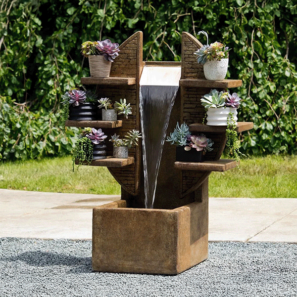 Henri Rainforest Wall Fountain