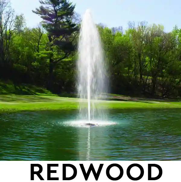 Kasco 3.1JF 3 HP Lake Fountain - Redwood spray pattern
