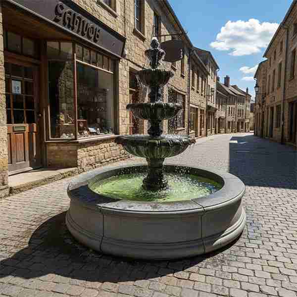Giannini Regal Chateau Four Tier Easy Pond Large Fountain