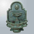 Giannini Garden Rialto Lion Wall Outdoor Water Fountain