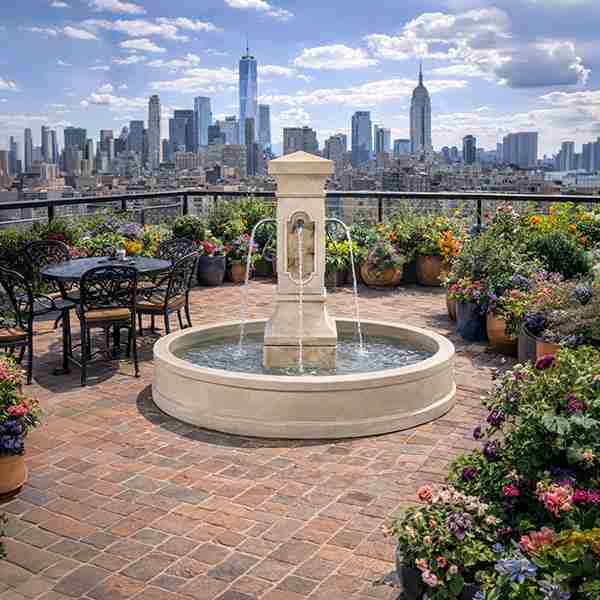 Giannini San Pietro Malibu Pond Fountain