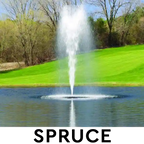 Kasco 8400 2 HP Lake Fountain - Spruce spray pattern
