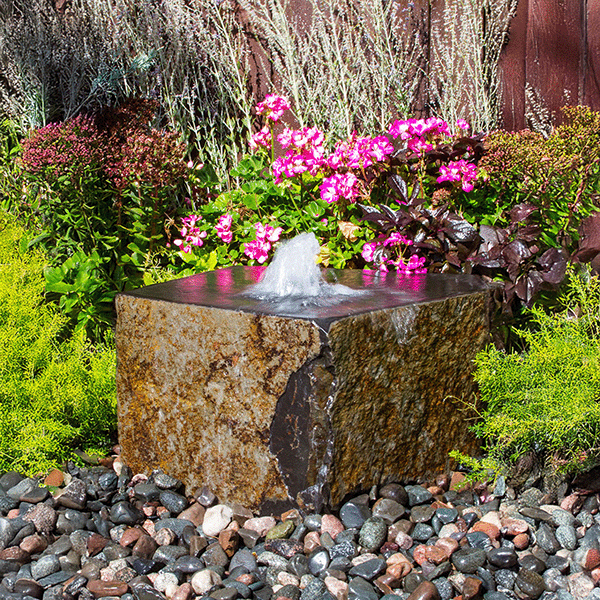 stone fountain