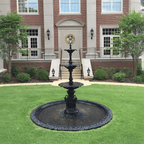 Cast Iron Three Tier Heron Fountain-  Contact for pricing