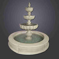 Giannini Garden Urbino Grande Three Tier Easy Pond Fountain