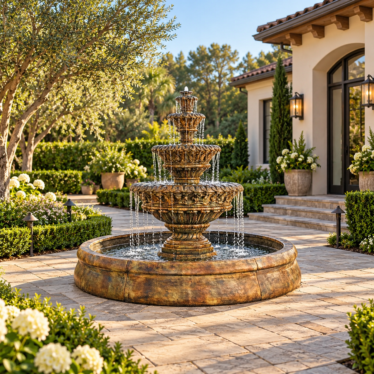 Henri Valencia Spill Fountain in Crested Basin