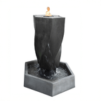 Gist Vortex Garden Fountain with Fire
