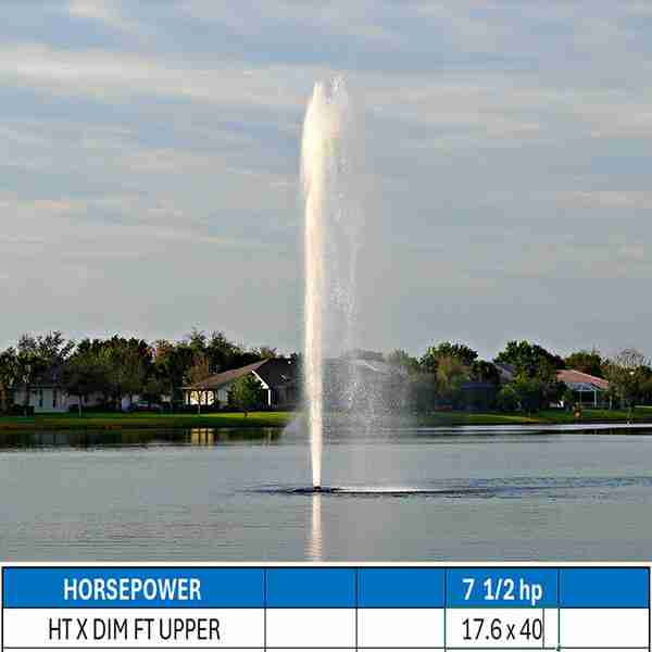 AquaMaster Grand Wide Geyser Lake Fountain
