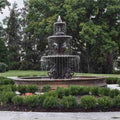 Fiore Three Tier Cavalli Estate Fountain with the 16 foot Bracci Basin
