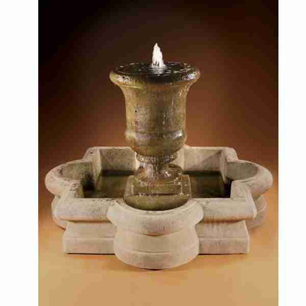 Fiore Jillian Stone Urn Fountain