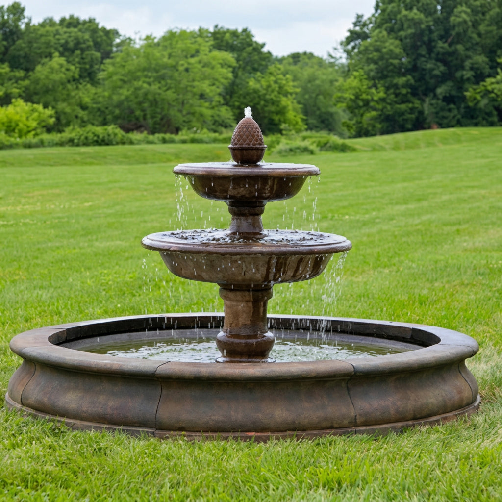 Campania Beaufort Fountain in Basin