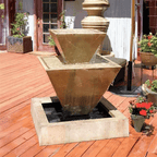 Gist Double Oblique Contemporary Fountain