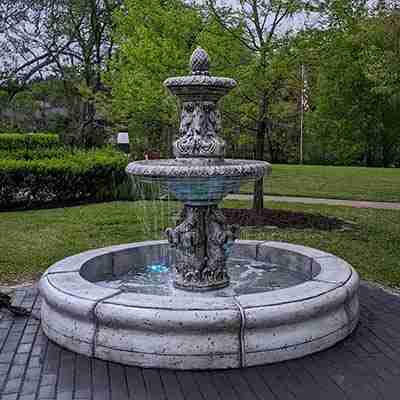 Fiore Cavalli Two Tier Fountain w/o Pond