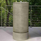 Tall round fountain
