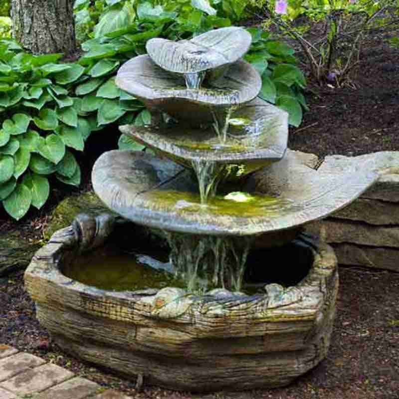 Henri Studio Giant Leaf Fountain