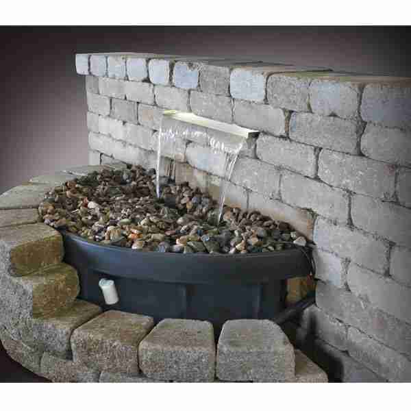 Easypro Vianti Falls 35" Extended Lip Spillway Kit Blue LED
