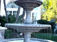Fiore Four Seasons Fountain With 12' Bracci Basin