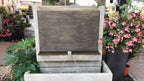 Giannini Garden Double Brentwood Wall Fountain