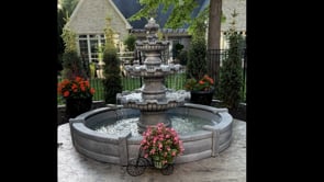 Massarelli Three Tier Renault With 8' Fiberglass Pool