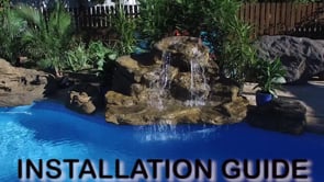 OASIS Pool Waterfall by Universal Rocks