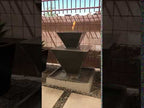 Gist Double Oblique Fountain with Fire