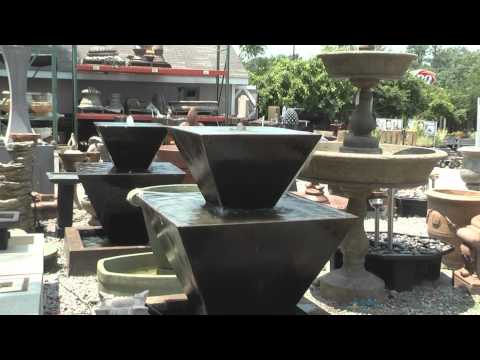 Gist Double Oblique Contemporary Fountain