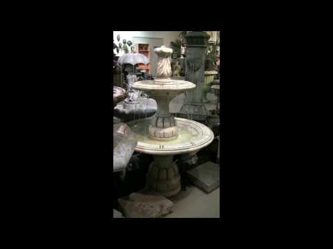 Henri Studio Small Contemporary Two-tier Fountain