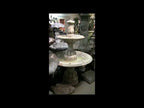 Henri Studio Small Contemporary Two-tier Fountain