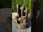 Henri Twin Falls Log Fountain
