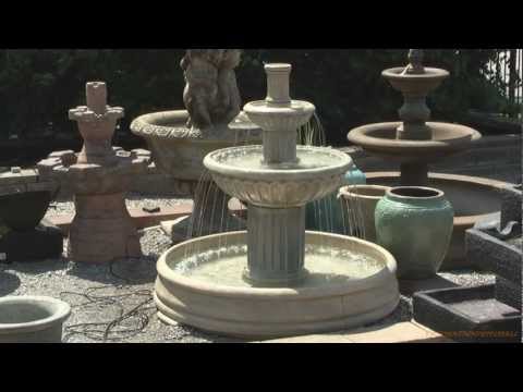 Henri Studio Fluted Fountain in Grando Basin