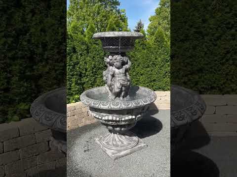 Henri Studio Antique Cherubs Fountain