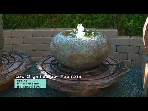Henri Low Organic Bowl  Fountain