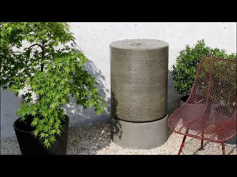 Campania Tall Cylinder Fountain
