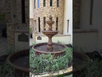 Massarelli Vicenza Fountain with Surround 77" and 6' Fiberglass Pool