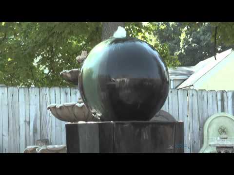 Gist Vortex Garden Fountain with Ball