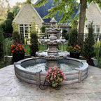 Massarelli Three Tier Renault Fountain with 8' Pool