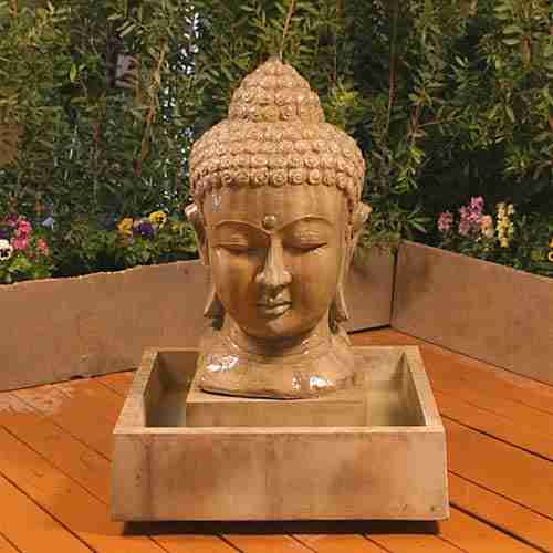 Gist Buddha Head Fountain Small