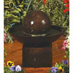 Gist Small Wok Garden Fountain with Pedestal