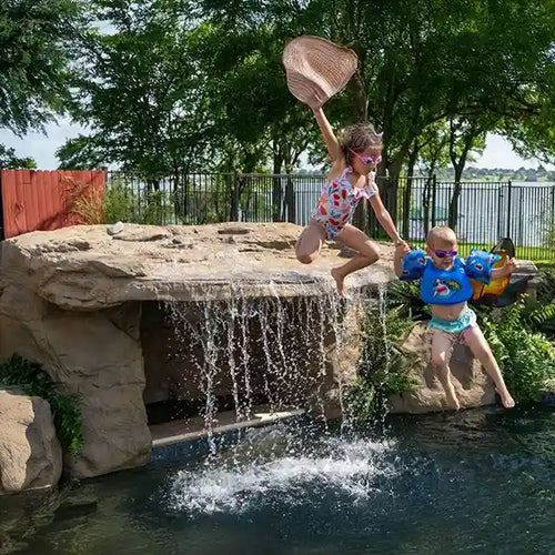 SUNSET GROVE Pool Waterfall