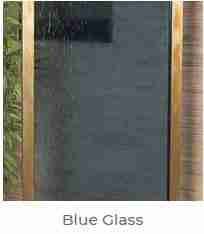 Blue Glass surface