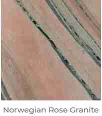 Norwegian Rose Granite surface